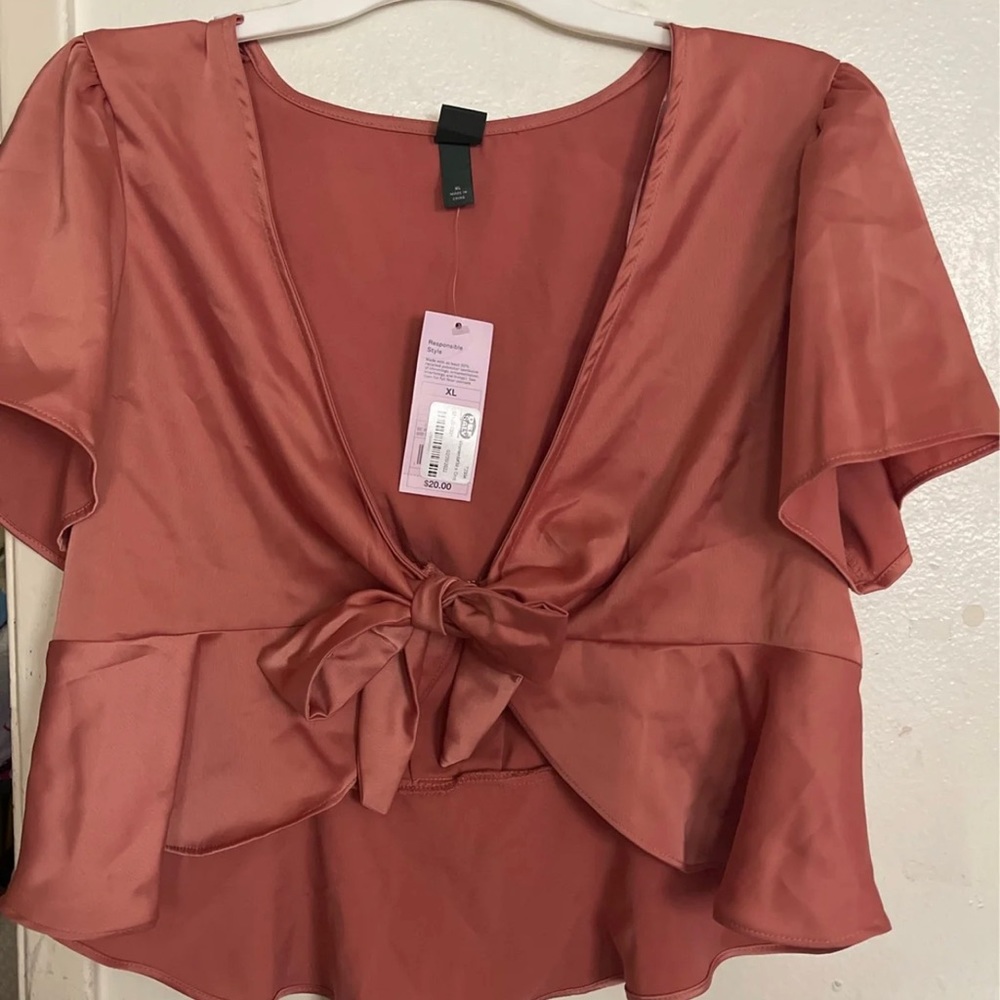 Wild fable wrap top